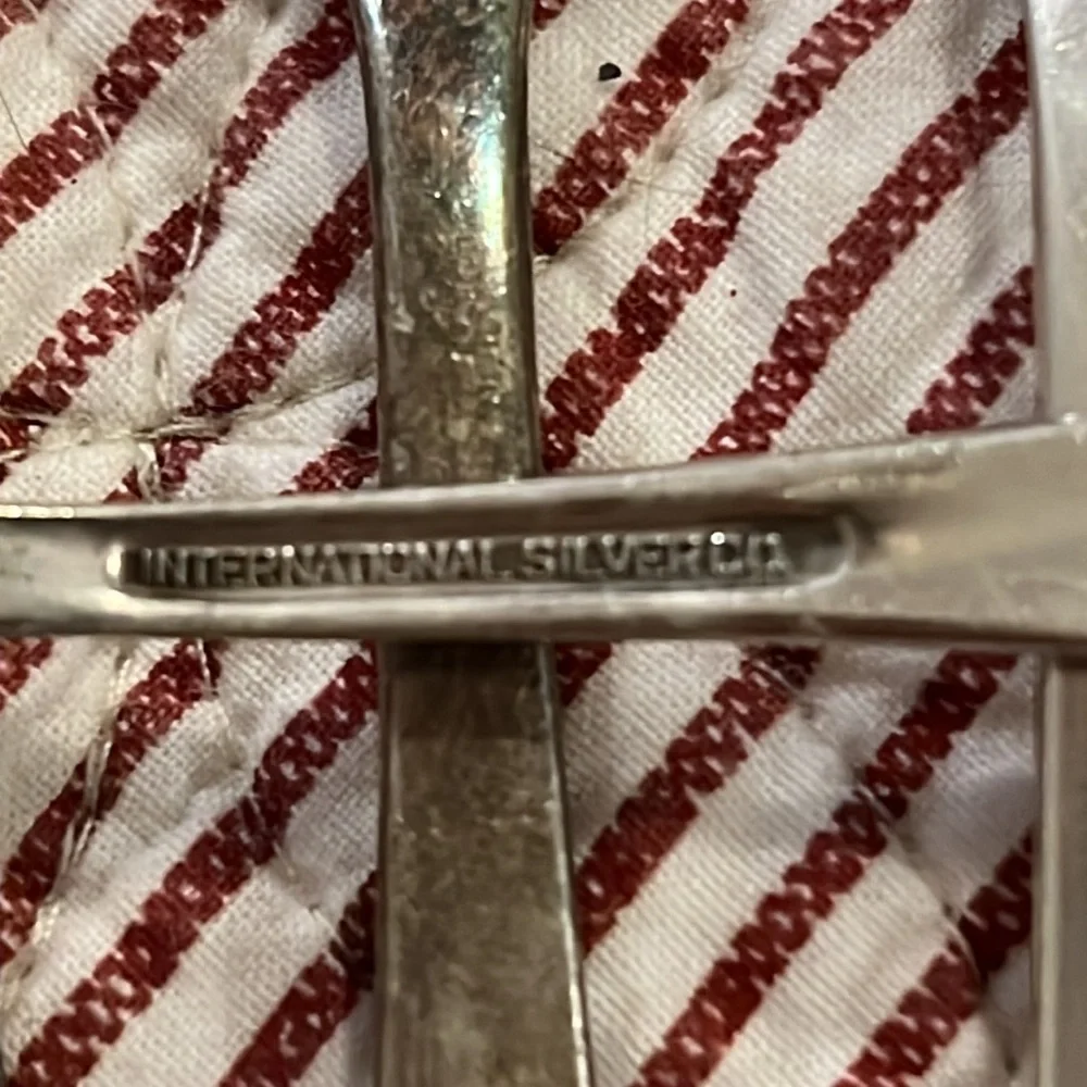 Vintage United Airlines first class Silver plated silverware forks knives spoons